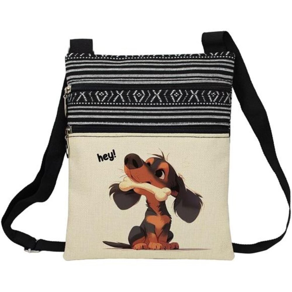 Messenger Bag Small Ethnic Pattern Printed Adjust… - image 1